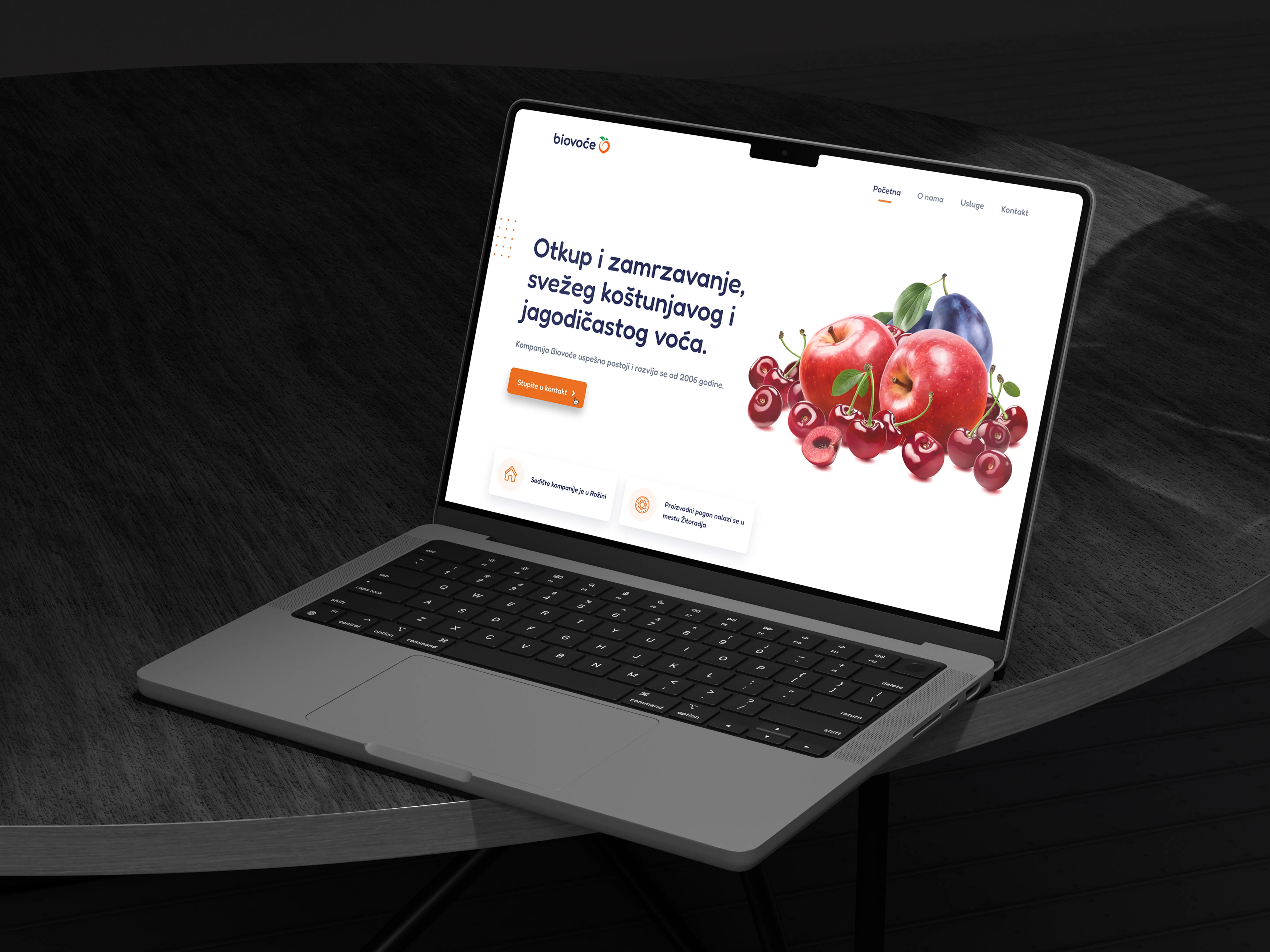 Biovoće - Landing Pages  project by Nine Pixels